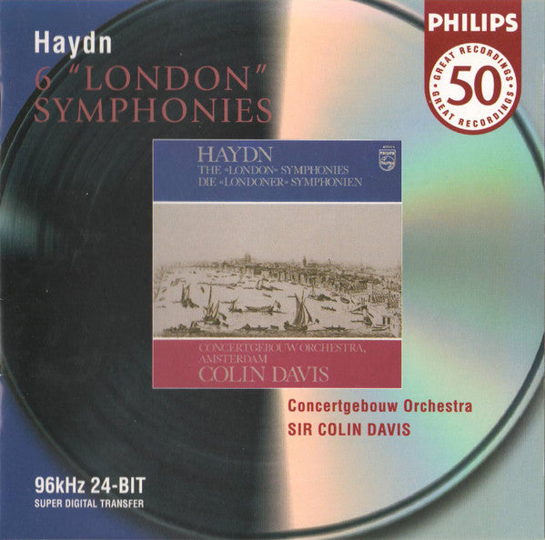 Joseph Haydn / Concertgebouworkest, Sir Colin Davis : 6 "London" Symphonies (2xCD, Comp, Club, RE, RM)