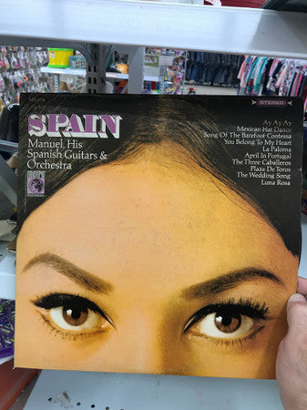 Manuel, His Spanish Guitars & Orchestra : Spain (LP, Album)