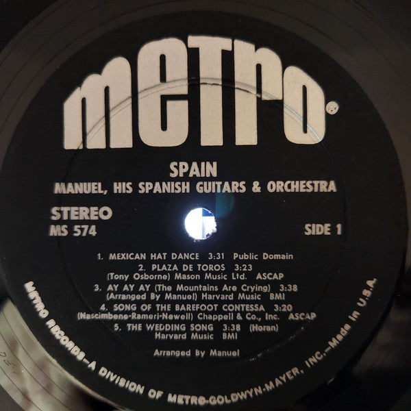 Manuel, His Spanish Guitars & Orchestra : Spain (LP, Album)