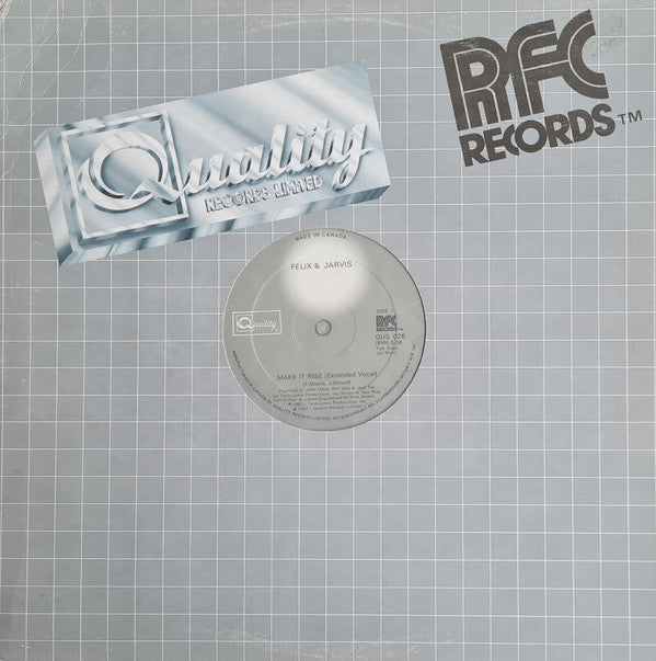 Felix & Jarvis : Make It Rise (12")