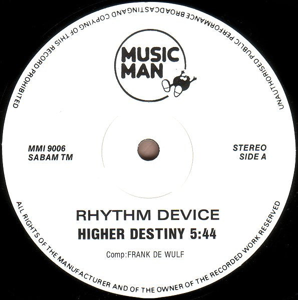 Rhythm Device : Higher Destiny / Dream Trance (12")