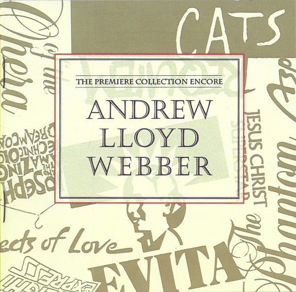 Various, Andrew Lloyd Webber : Andrew Lloyd Webber: The Premiere Collection Encore (CD, Comp, Club)