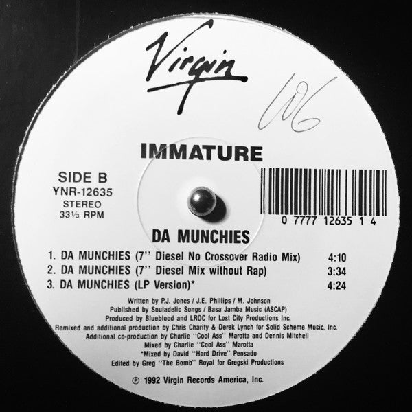 Immature : Da Munchies (12", Single)