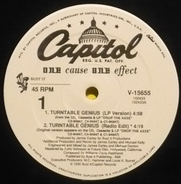 One Cause One Effect : Turntable Genius (12")