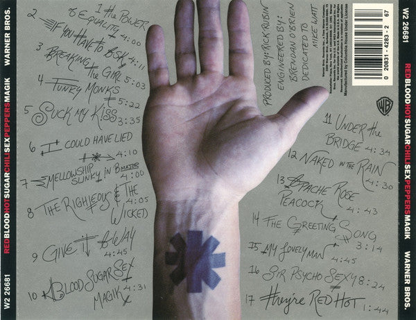 Red Hot Chili Peppers : Blood Sugar Sex Magik (CD, Album, Club, CRC)