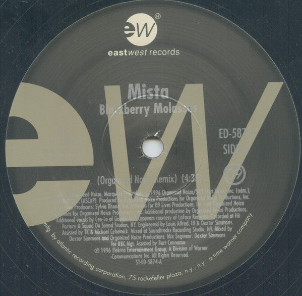 Mista : Blackberry Molasses (12", Promo)