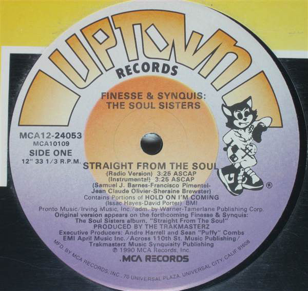 Finesse & Synquis : Straight From The Soul (12")