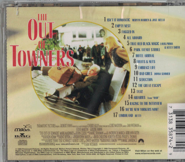 Marc Shaiman : The Out-Of-Towners (Music From The Motion Picture) (CD, Album)