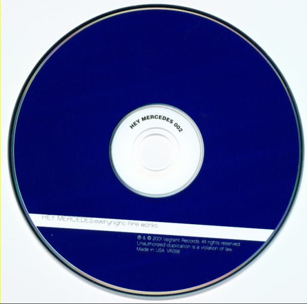 Hey Mercedes : Everynight Fire Works (CD, Album)