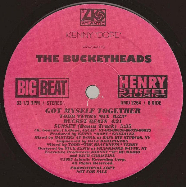 Kenny "Dope" Gonzalez Presents The Bucketheads : Got Myself Together (12", Promo)