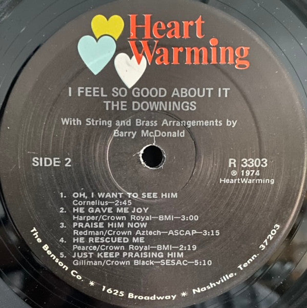 The Downings : I Feel So Good About It (LP, Album)