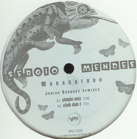 Sérgio Mendes : Maracatudo (Junior Vasquez Remixes) (12", Promo)