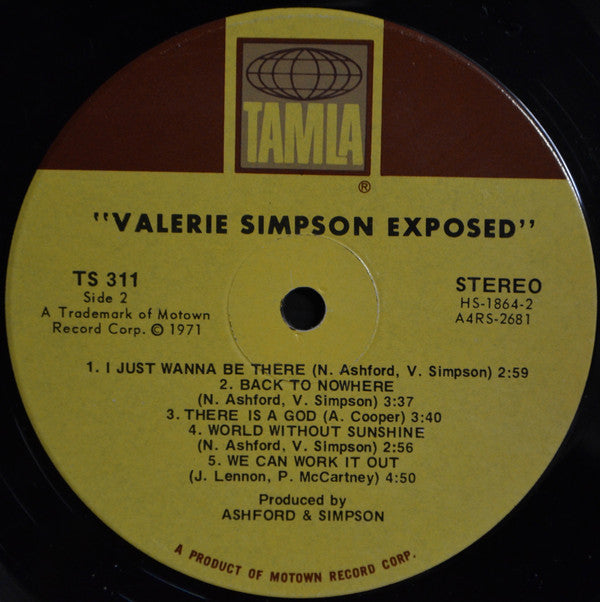 Valerie Simpson : Exposed (LP, Album)