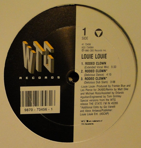 Louie Louie (2) : Rodeo Clown (Remixes) (12")
