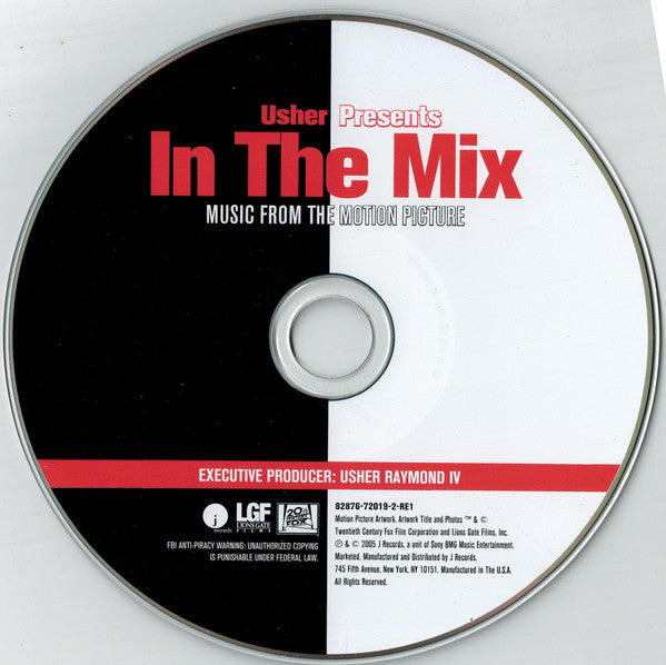 Usher Presents Various : In The Mix (Music From The Motion Picture) (CD, Album, Comp)