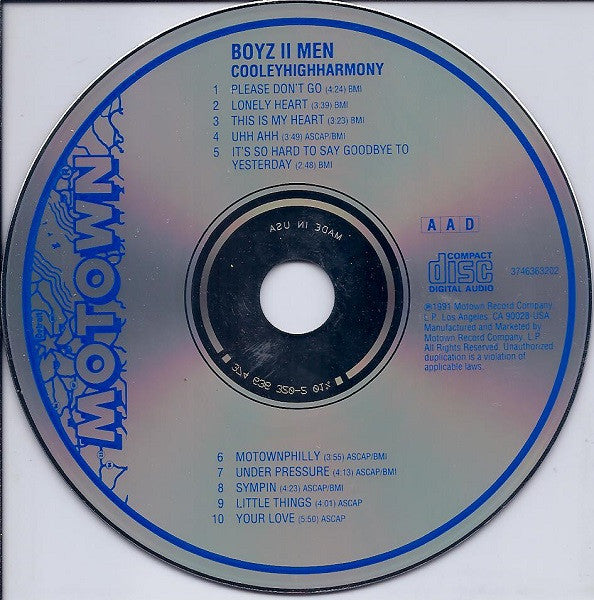 Boyz II Men : Cooleyhighharmony (CD, Album)