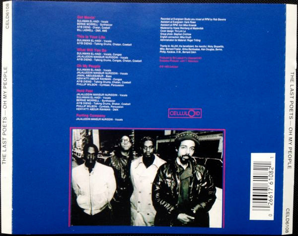 The Last Poets : Oh My People (CD, Album)