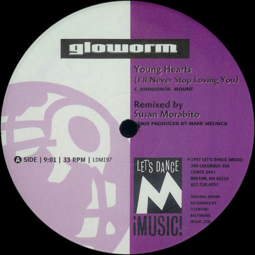 Gloworm : Young Hearts (I'll Never Stop Loving You) (12")