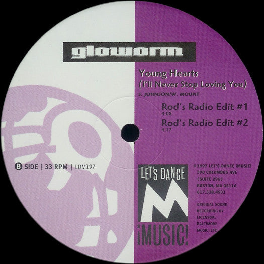 Gloworm : Young Hearts (I'll Never Stop Loving You) (12")