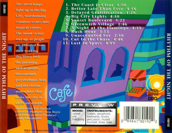 Eric Darken : Rhythm Of The Night (CD)