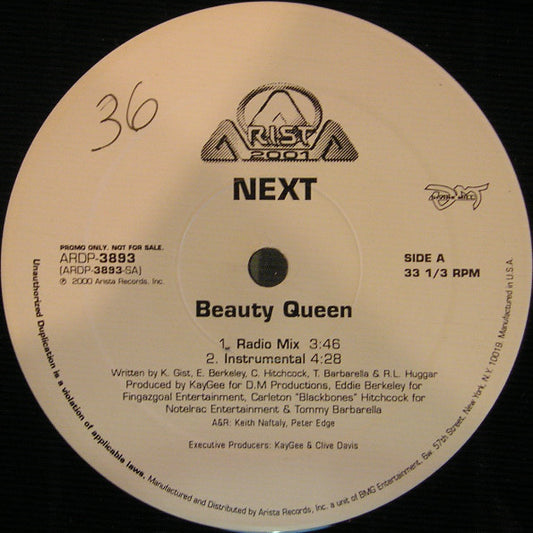 Next (2) : Beauty Queen (12", Promo)