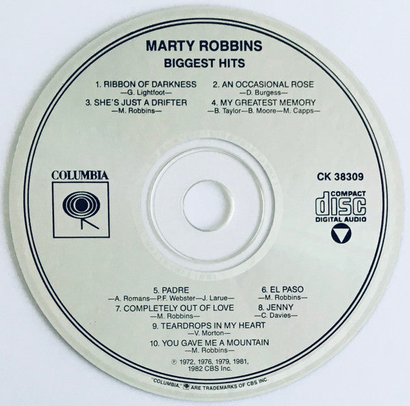 Marty Robbins : Biggest Hits (CD, Comp, RE)