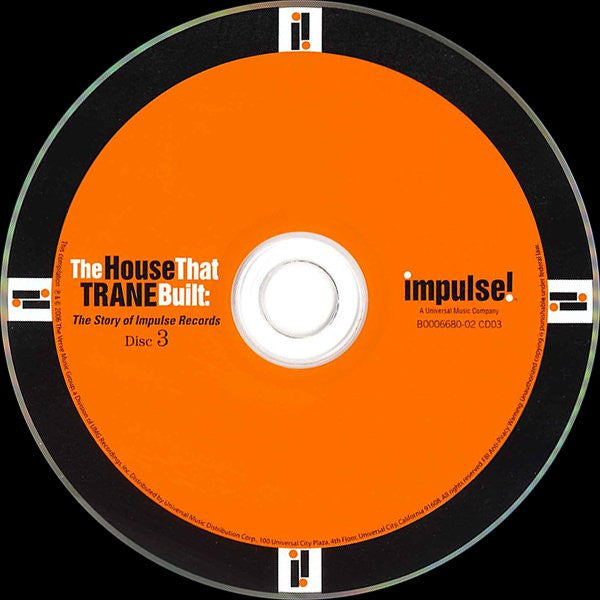 Various : The House That Trane Built: The Story Of Impulse Records (4xCD, Comp)