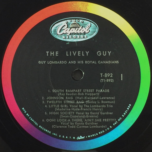 Guy Lombardo And His Royal Canadians : The Lively Guy (LP, Mono, RE)