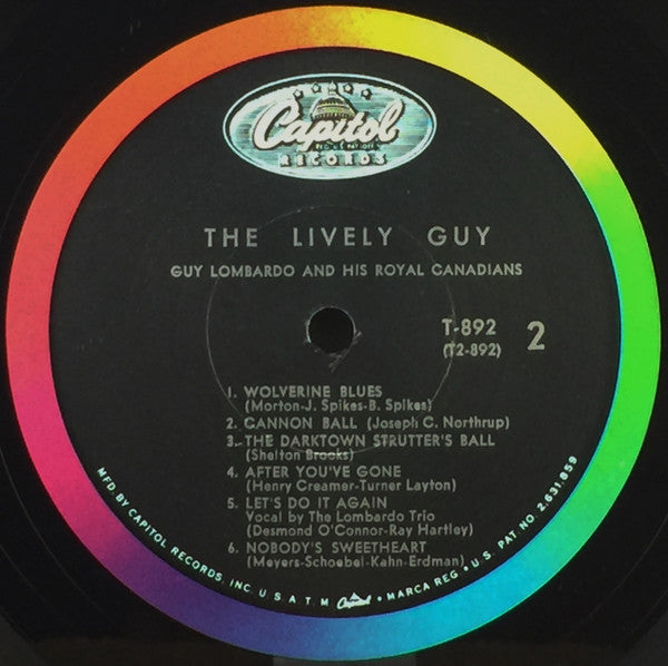 Guy Lombardo And His Royal Canadians : The Lively Guy (LP, Mono, RE)