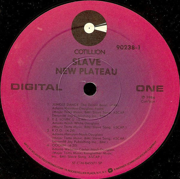 Slave : New Plateau (LP, Album)
