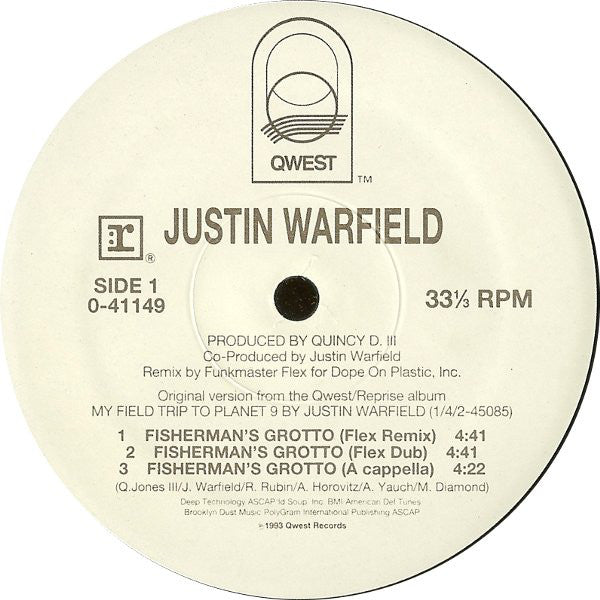 Justin Warfield : Fisherman's Grotto / B Boys On Acid (12")