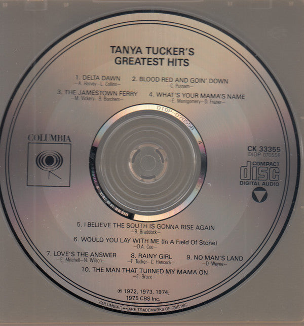 Tanya Tucker : Greatest Hits (CD, Comp, RE)