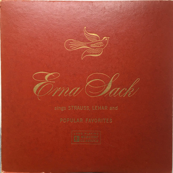 Erna Sack : Erna Sack Sings Strauss, Lehar And Popular Favorites (LP, Comp, Mono)