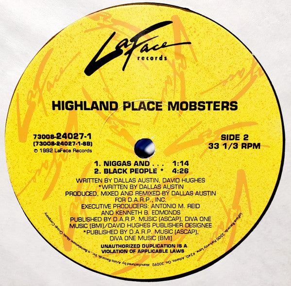 Highland Place Mobsters : Let's Get Naked (12")