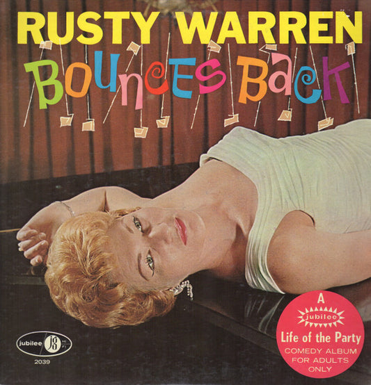 Rusty Warren : Rusty Warren Bounces Back (LP, Album, Mono)