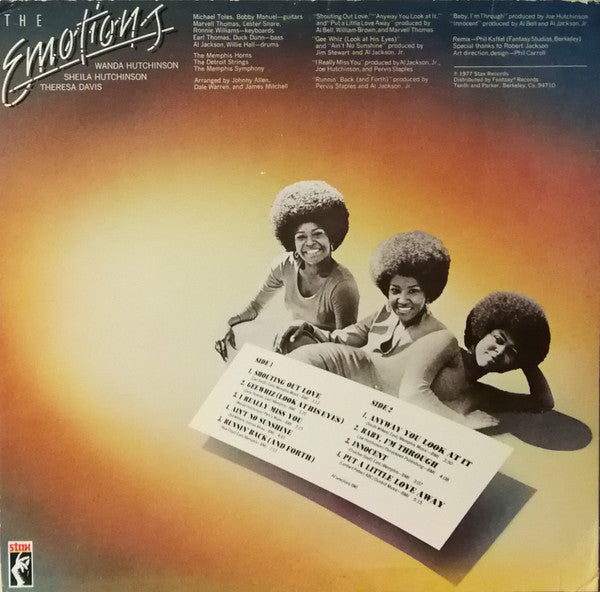 The Emotions : Sunshine (LP, Album, CSM)