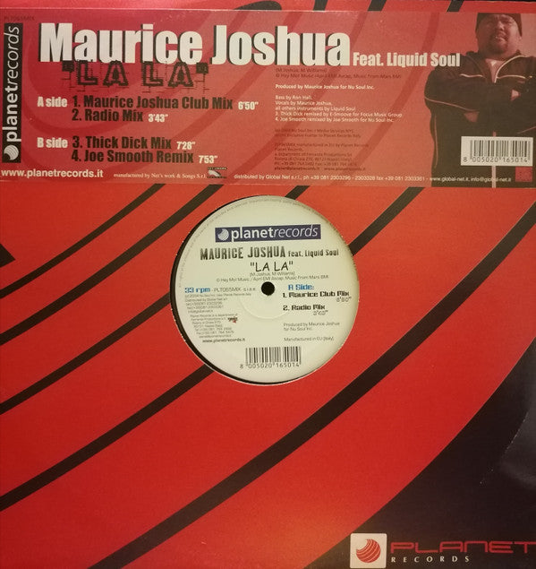 Maurice Joshua Featuring Liquid Soul (2) : La La (12")