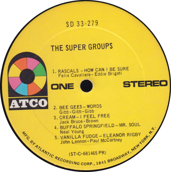 Various : The Super Groups (LP, Comp, PR )