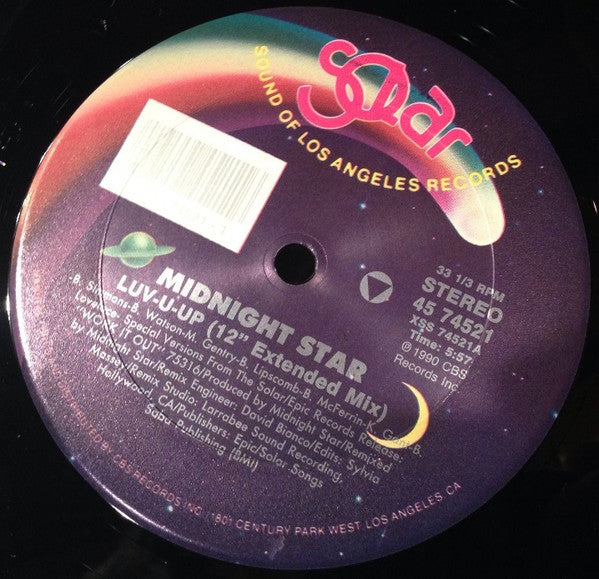 Midnight Star : Luv-U-Up (12", Single)