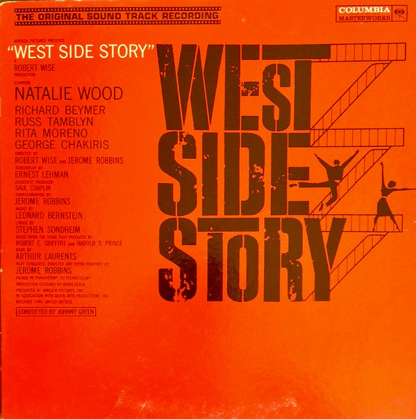Leonard Bernstein : West Side Story (The Original Sound Track Recording) (LP, Album, Mono, Gat)