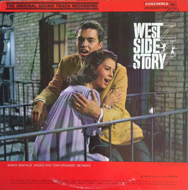 Leonard Bernstein : West Side Story (The Original Sound Track Recording) (LP, Album, Mono, Gat)