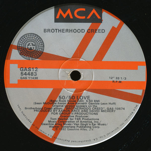 Brotherhood Creed : 50/50 Love (12", Single)