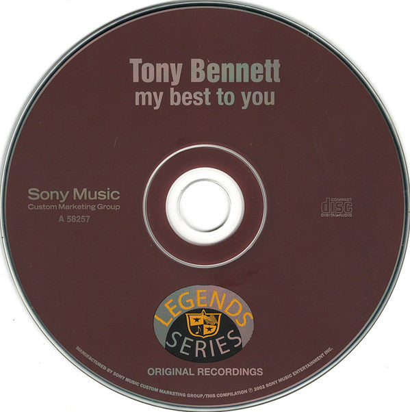 Tony Bennett : My Best To You (CD, Comp)