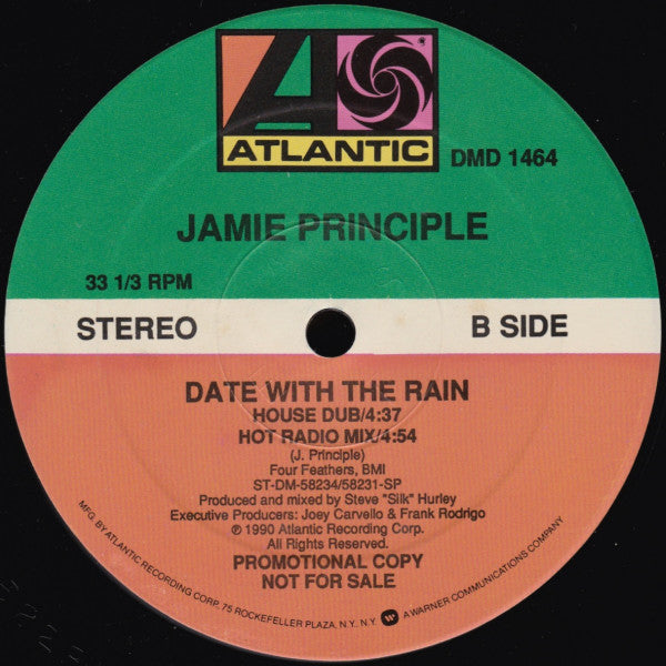 Jamie Principle : Date With The Rain (12", Promo)