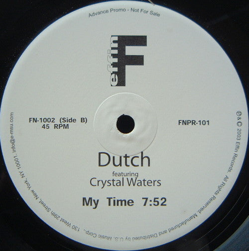The Scumfrog / Dutch : Music Revolution / My Time (12", Promo)
