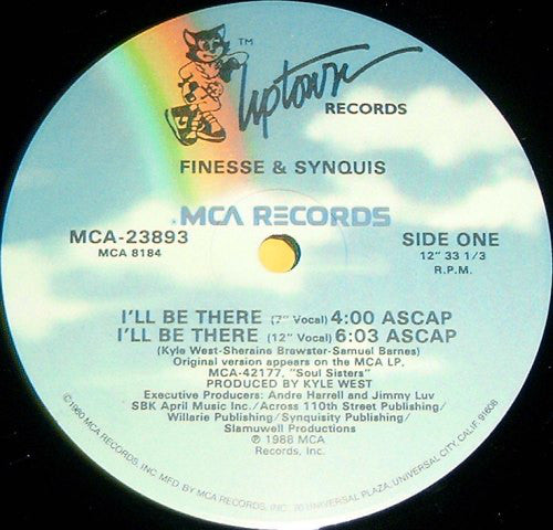 Finesse & Synquis : I'll Be There (12")