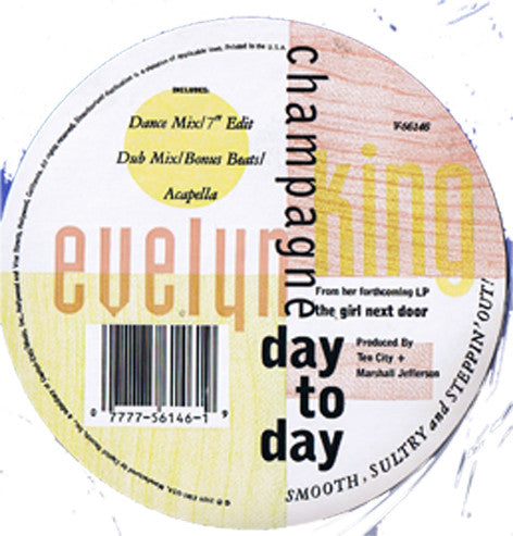 Evelyn King : Day To Day (12", Single)