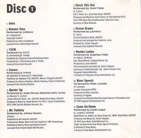 Junior Vasquez : Live (Vol. 1) (2xCD, Comp, Mixed)