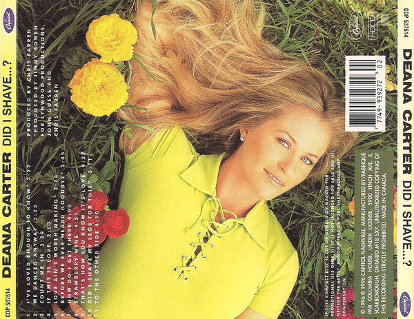 Deana Carter : Did I Shave My Legs For This? (HDCD, Album, Club)