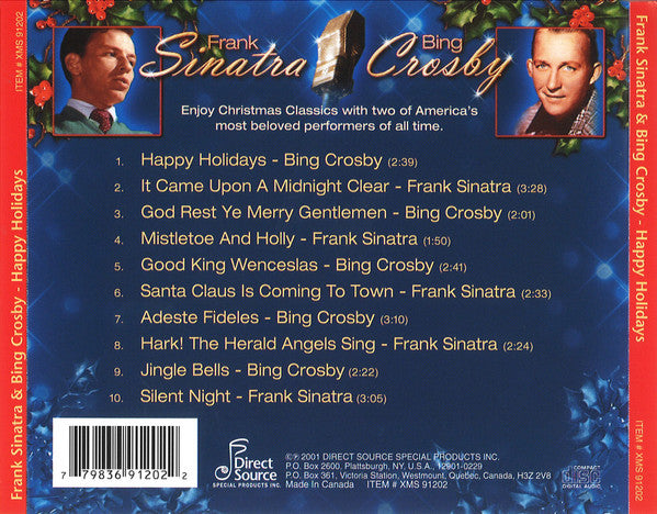 Frank Sinatra / Bing Crosby : Happy Holidays (CD, Comp)